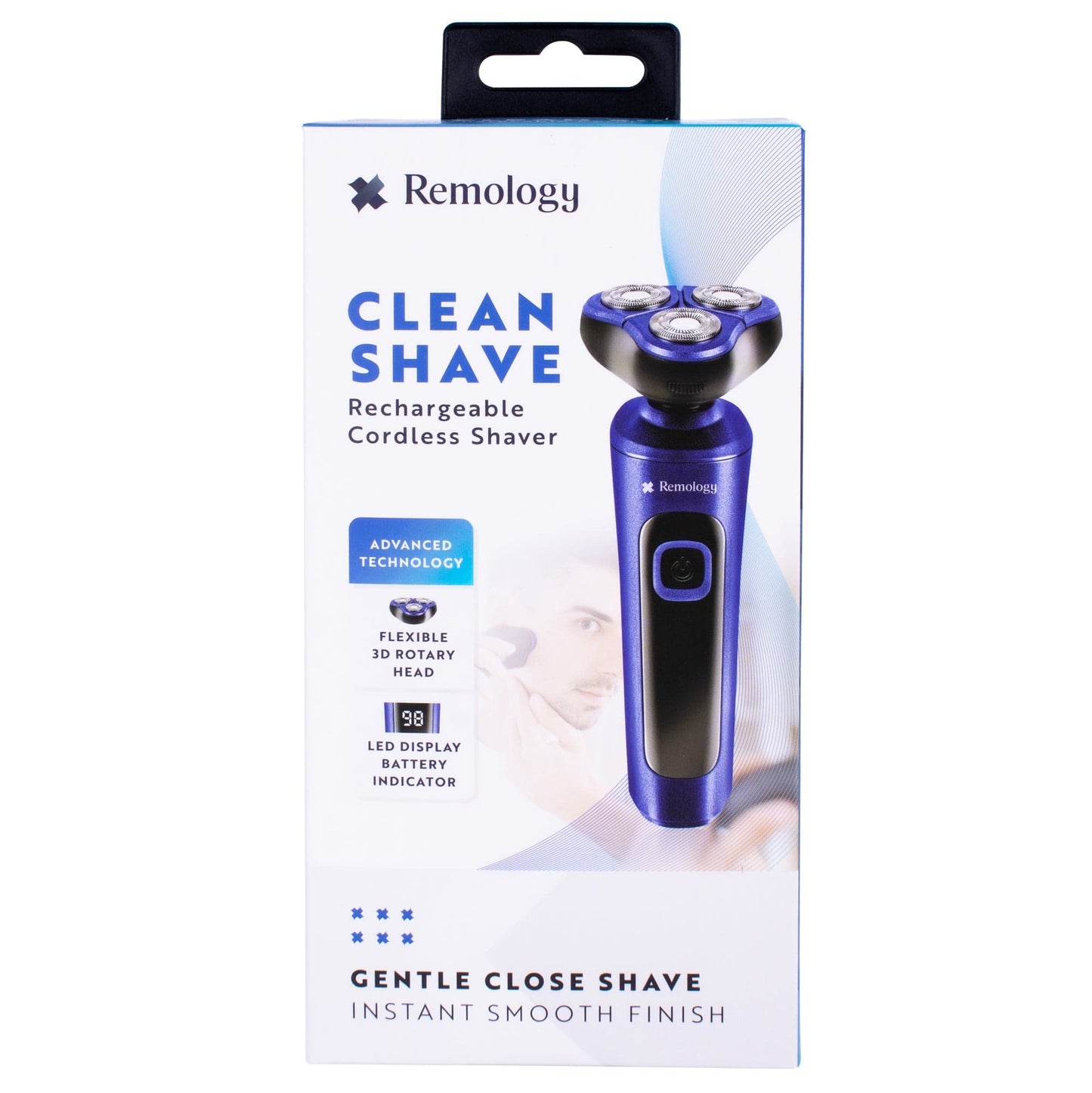 Remology Clean Shave Rechargeable Cordless Shaver